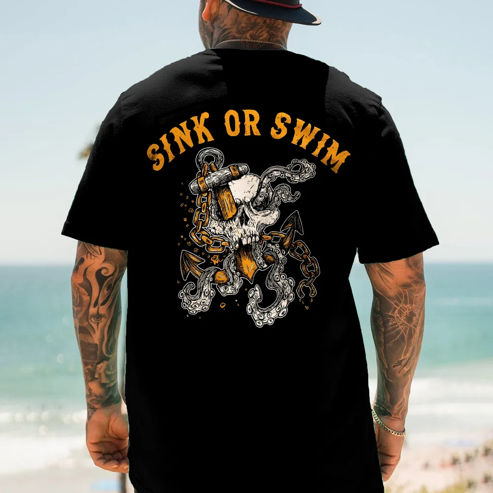 Sink Or Swim Printed Men's T-shirt