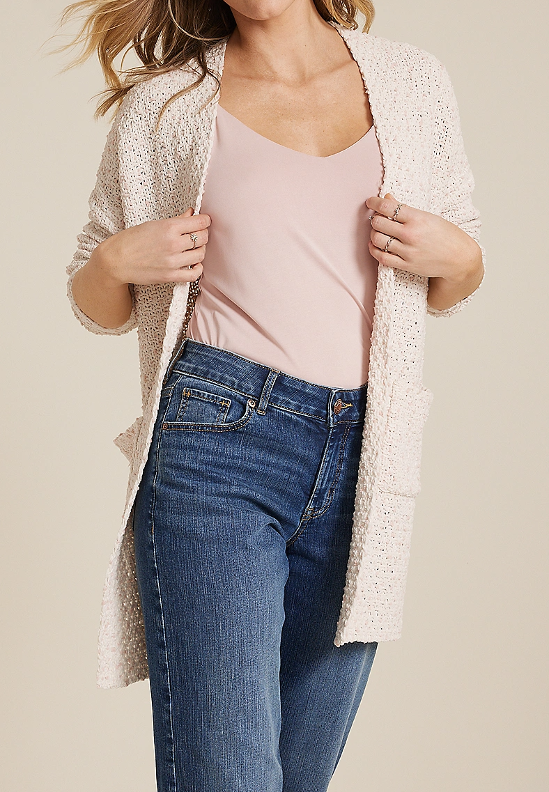 Pom Pom Pocket Cardigan