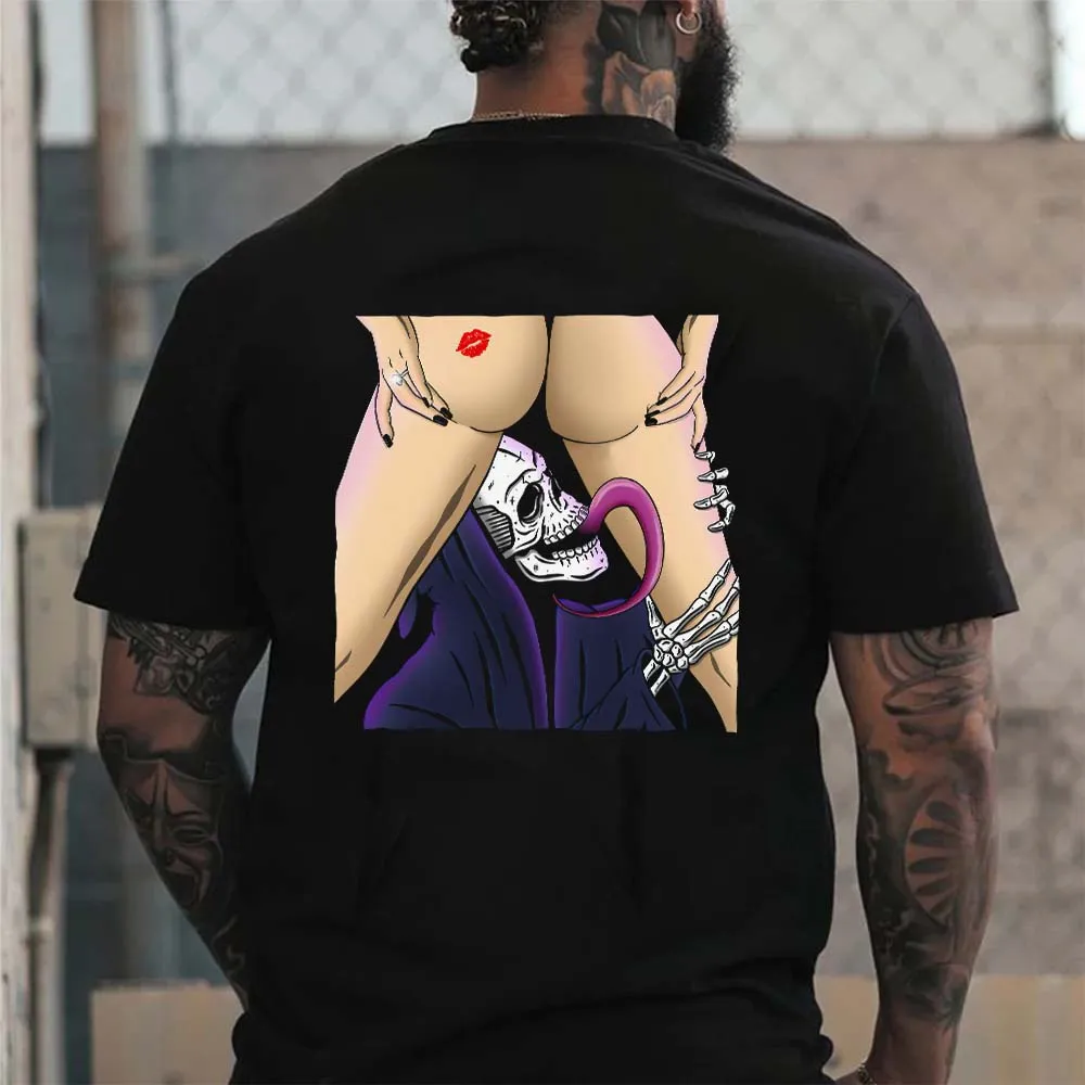 Lick Your Thighs Printed Men's T-shirt