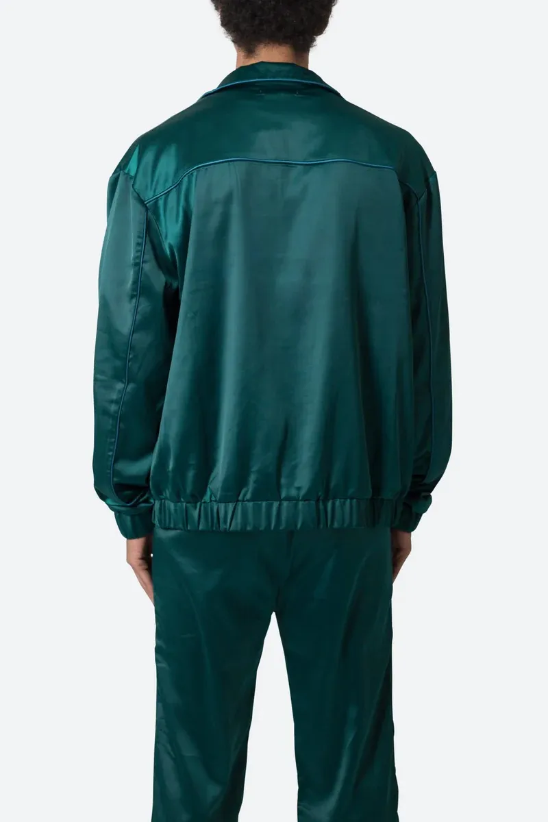 SATIN TRACK JACKET