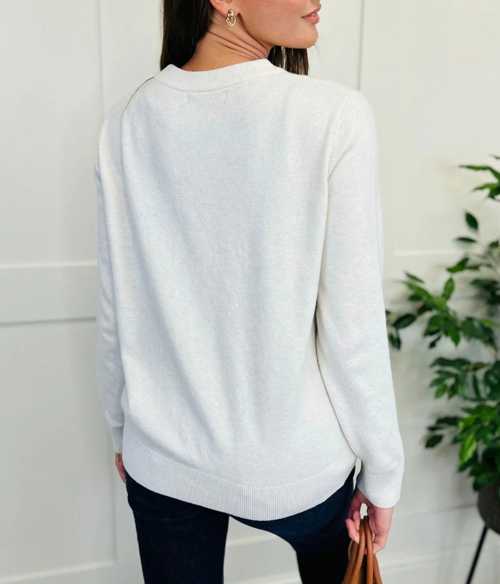 Ecru Recycled Blend Jumper