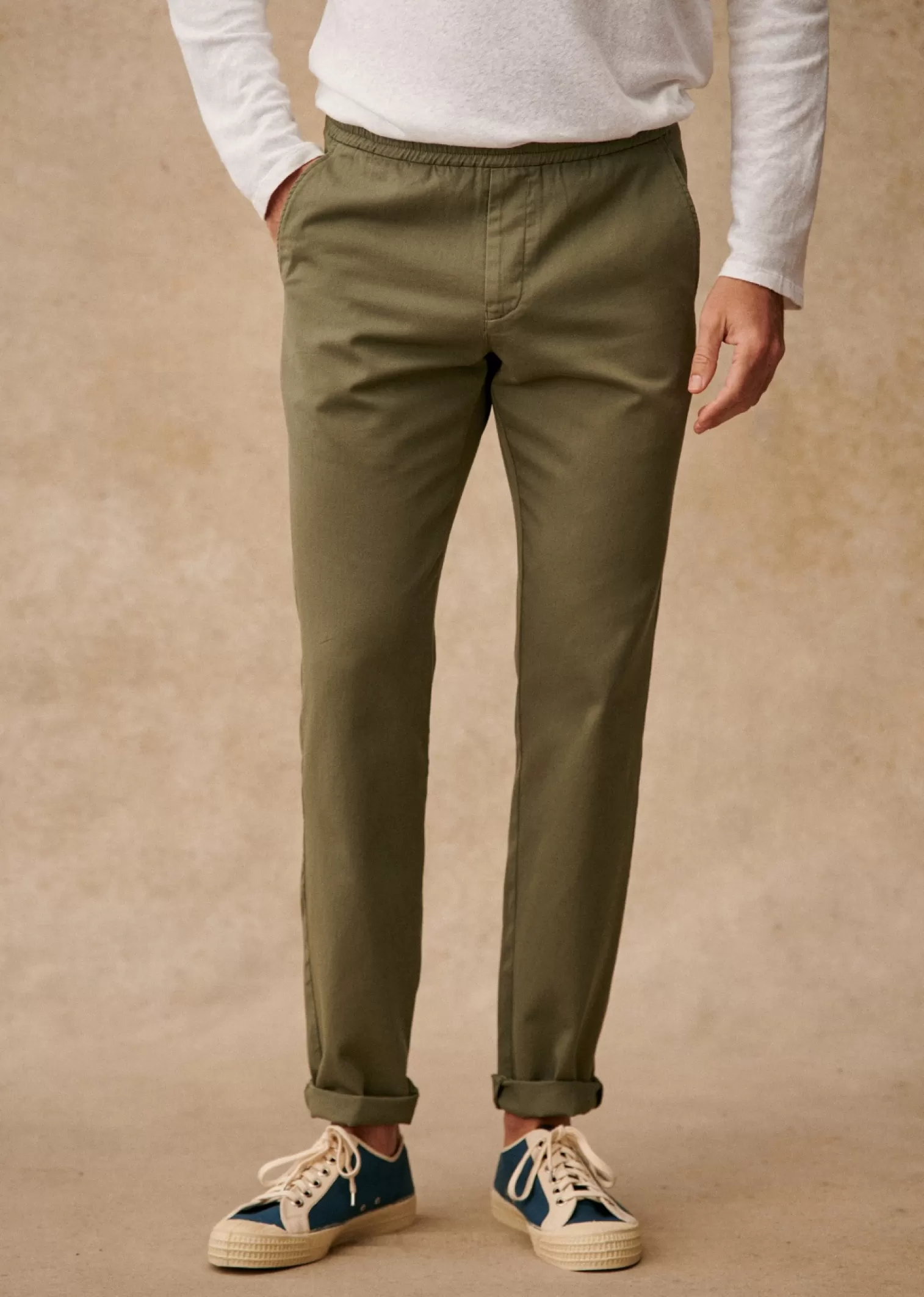 Danny Lightweight Cotton Trousers