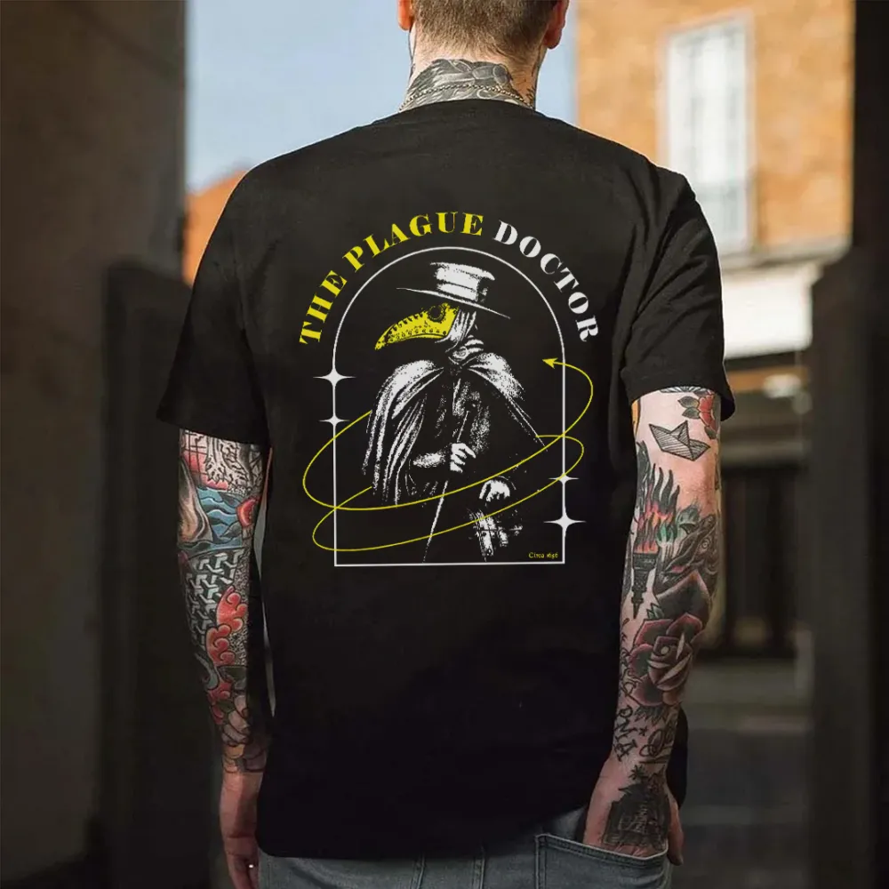 The Plague Doctor Printed Men's T-shirt