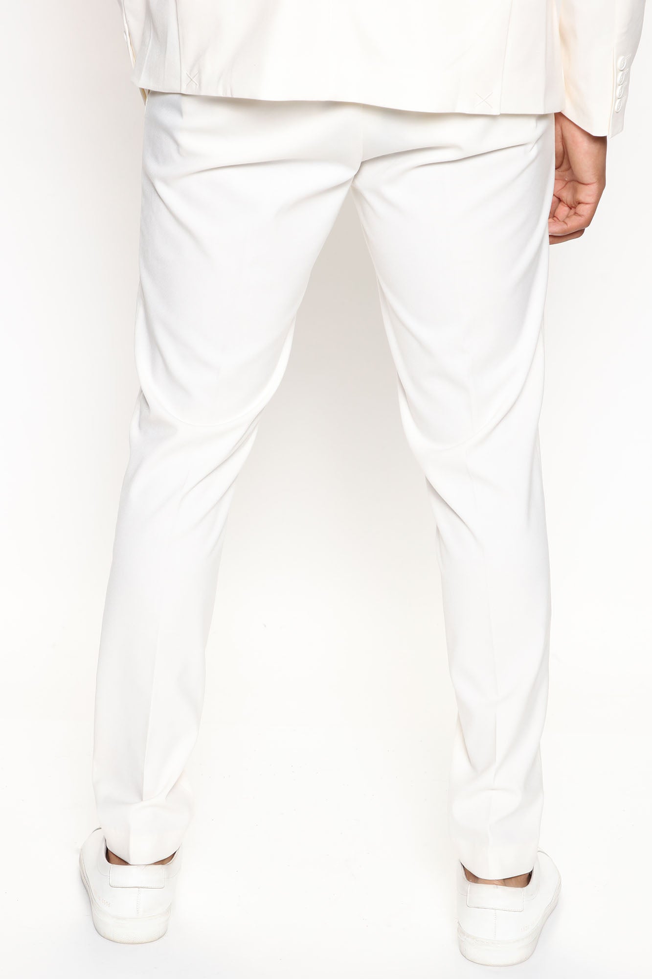 100% Polyester Lining Trouser - Off White