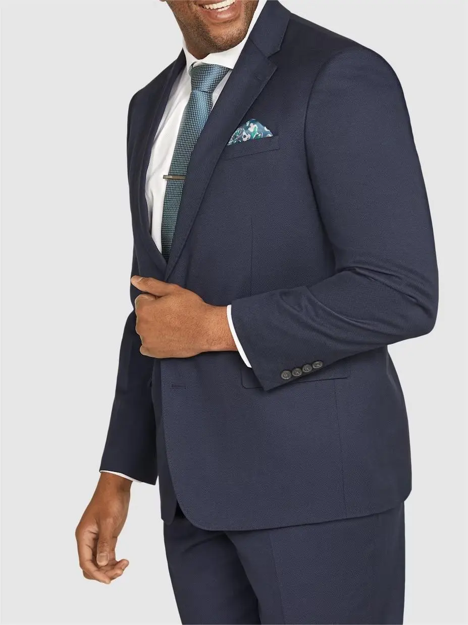 NAVY DALTON STRETCH SUIT JACKET