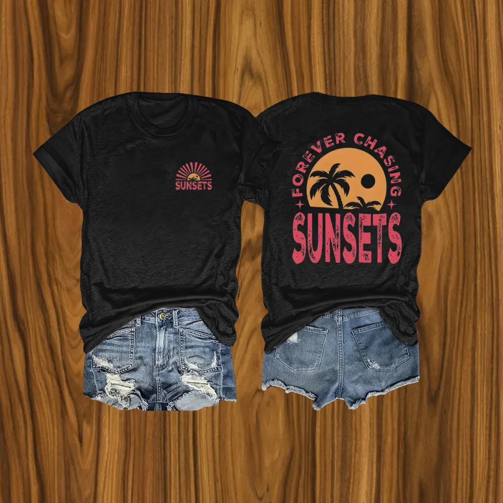 Forever Chasing Sunsets Tee