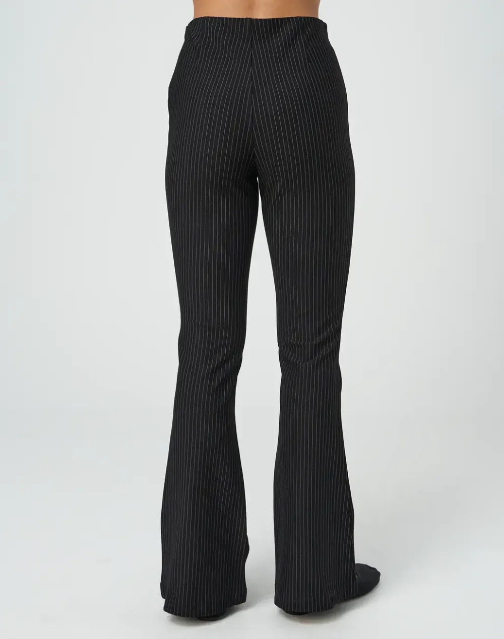 High Rise Pinstripe Ponte Pant