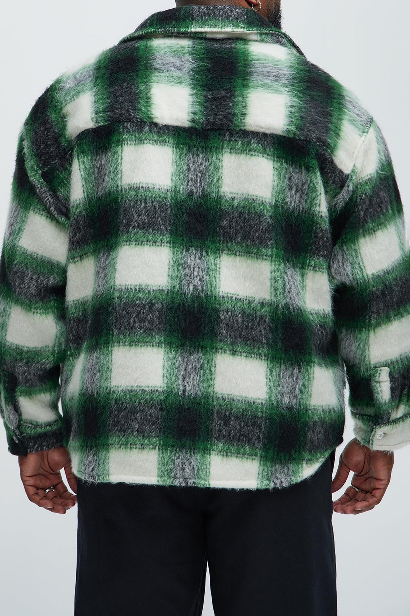 Keystone Mohair Shacket - Green