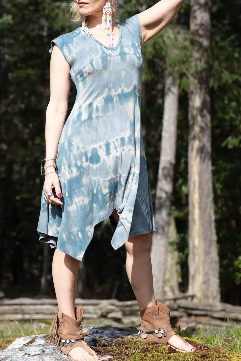 Buttercup Dress - Shibori