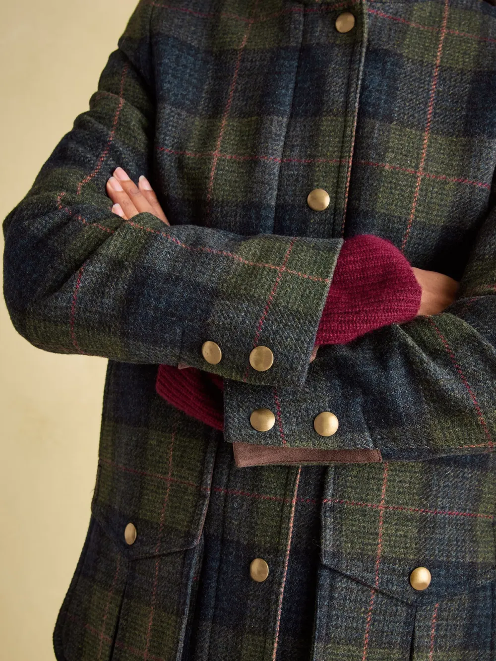 Fieldcoat Navy/Khaki Tweed Jacket