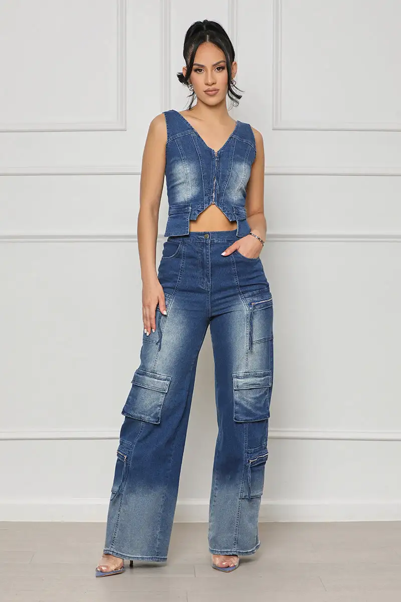 Urban Blues Cargo Pants Set- FINAL SALE