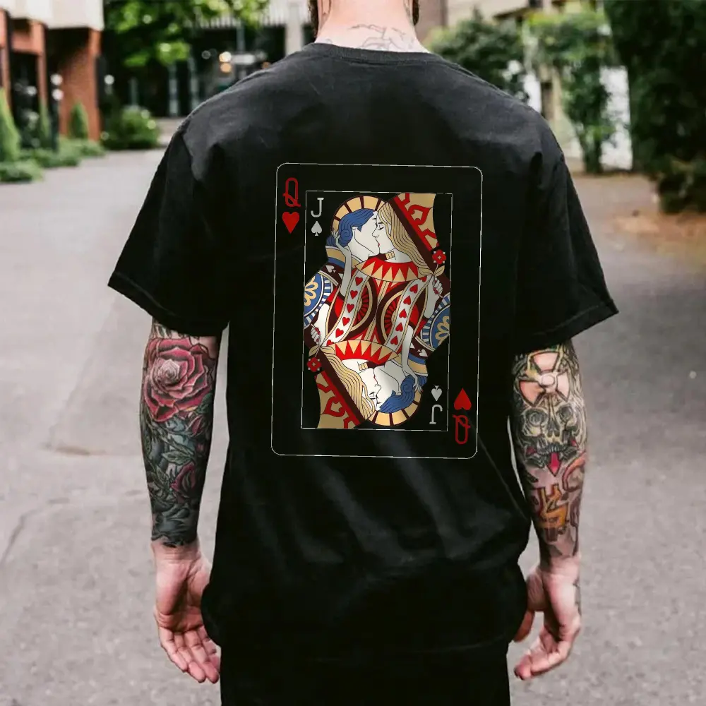 Poker Lover Printed Men's T-shirt