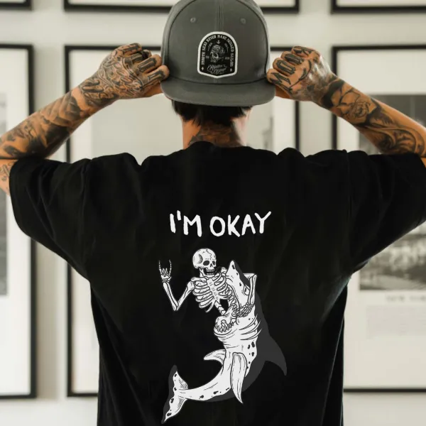I'm Okay Printed Men's T-shirt