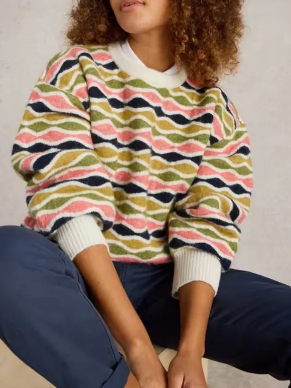 CREW NECK GINA GEO JUMPER