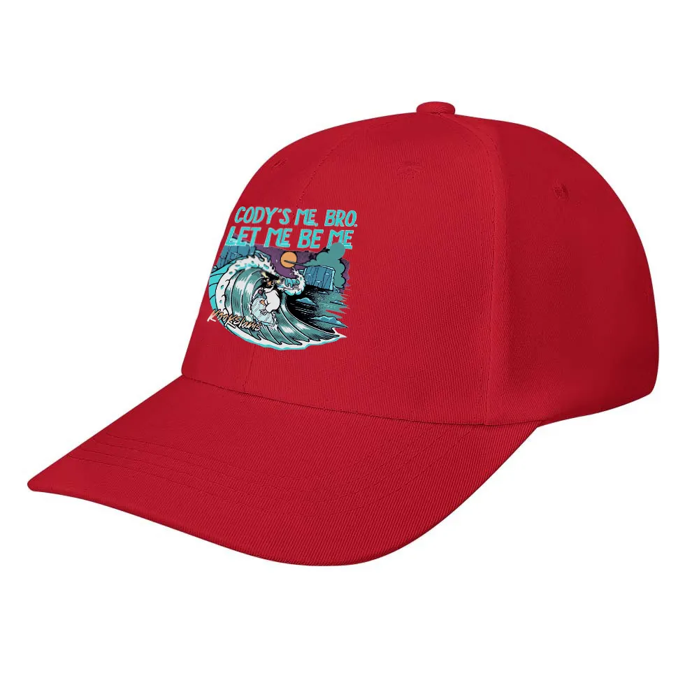 Gody'S Me, Bro. Let Me Be Me Printed Bent Rubber Baseball Cap