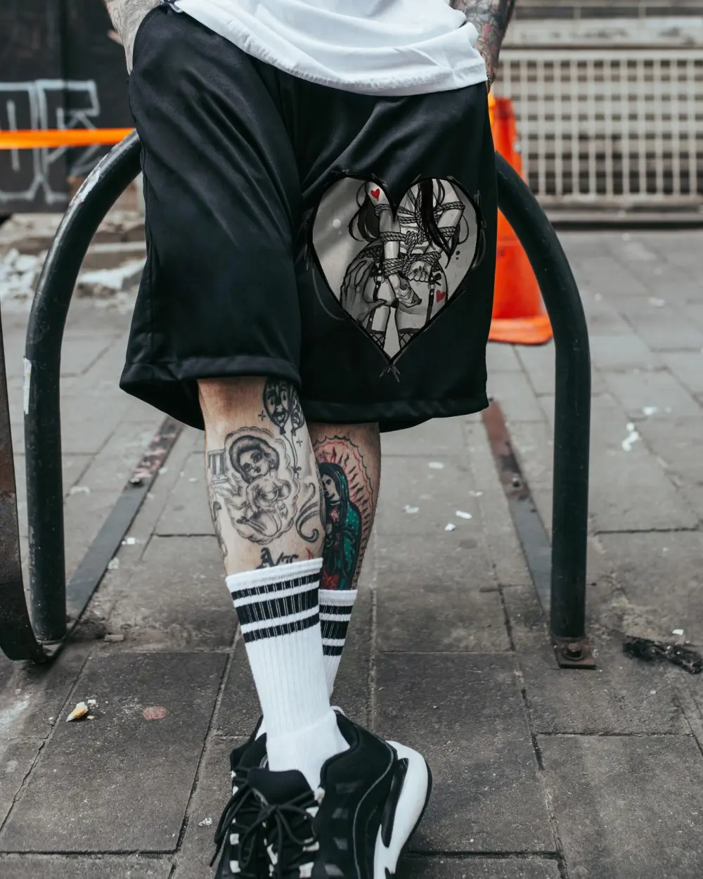 Bondage Games Print Sports Casual Men's Loose Shorts
