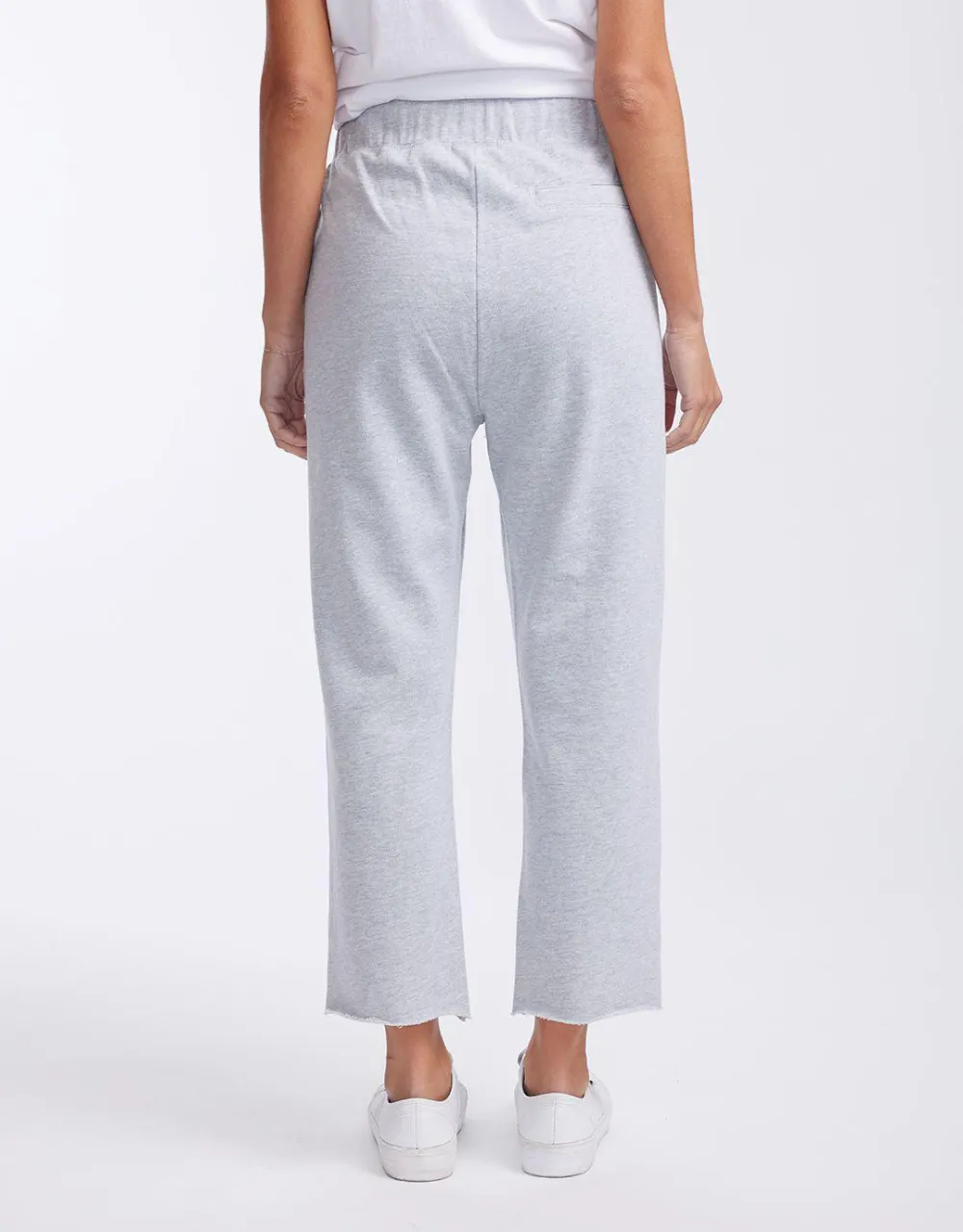 Raw Edge Lounge Pant - Grey Marle