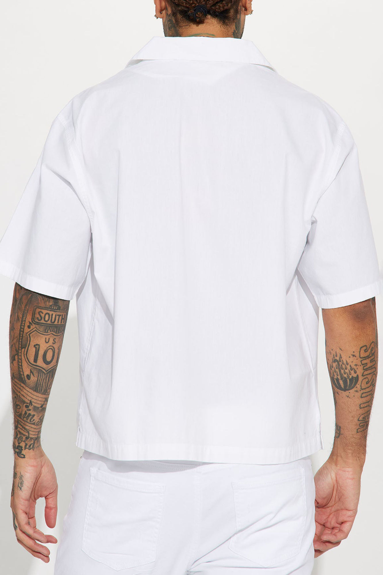 Ryland Relaxed Cuban Shirt - White