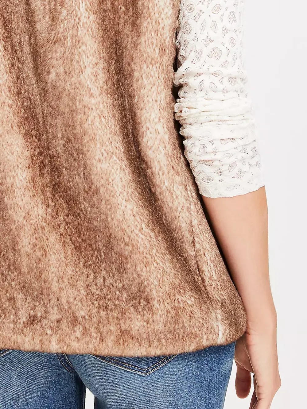 Modern Faux Fur Vest