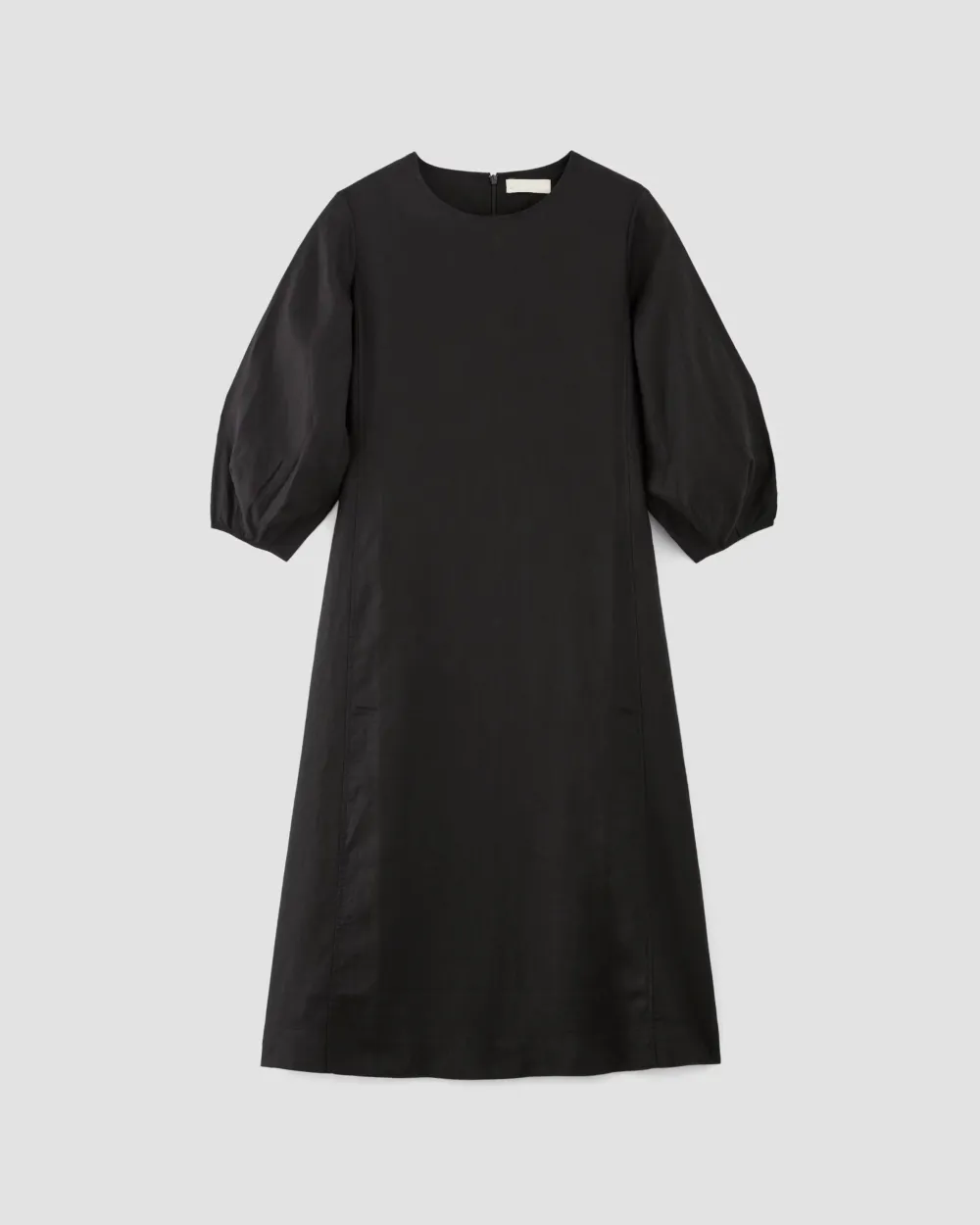 The Linen A-Line Midi Dress