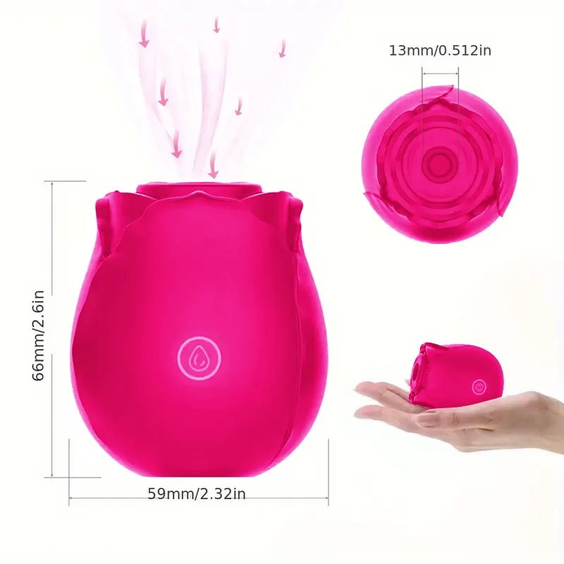 Rose Red Rose Toy Vibrator Classic Sucking Vibrator 10 Frequency
