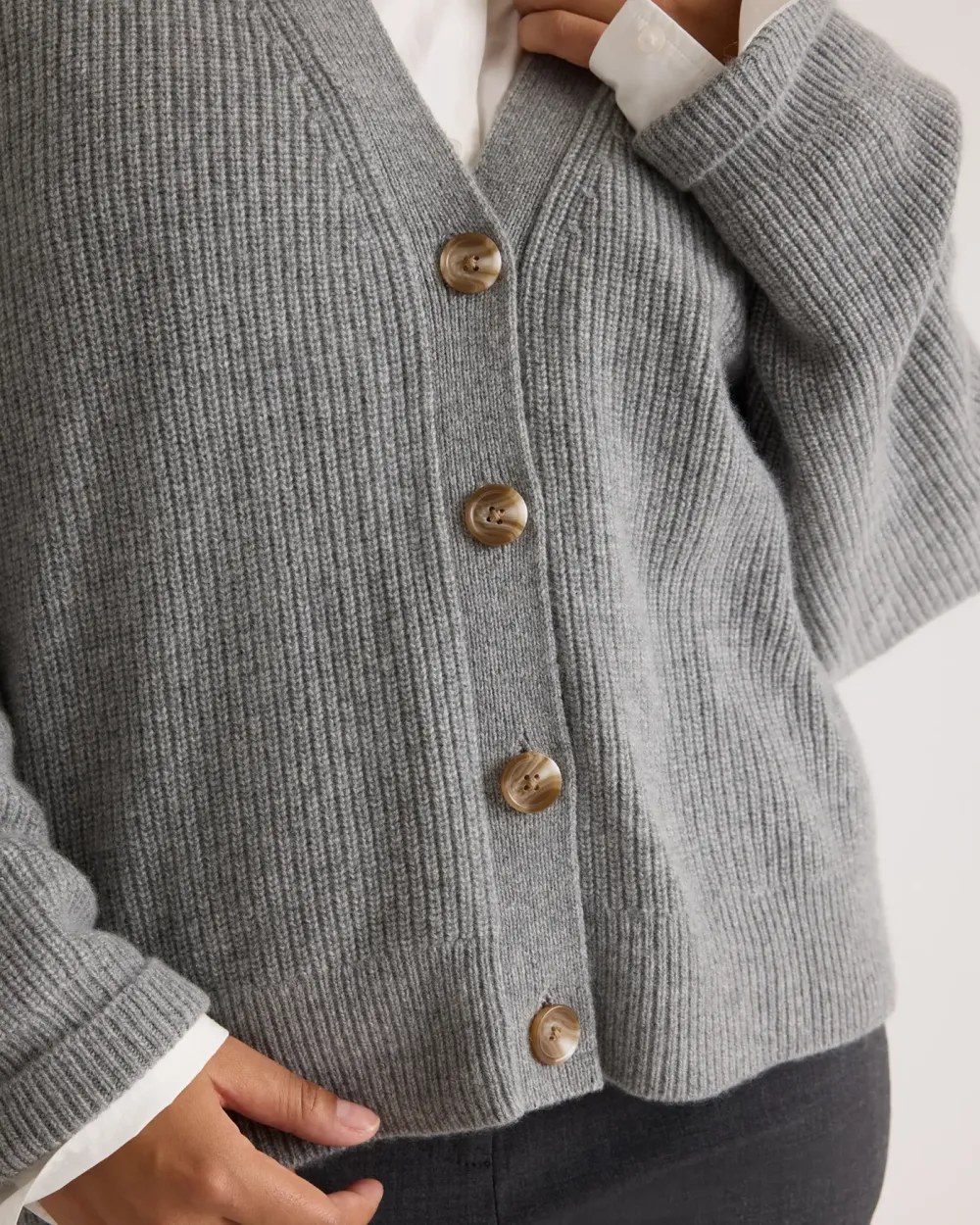 Cropped Cardigan Sweater