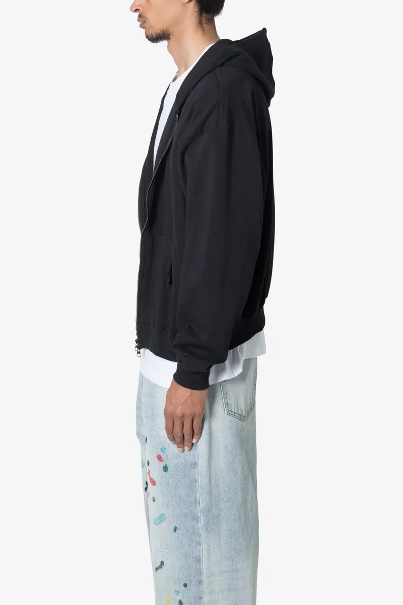 BASIC ZIP UP HOODIE