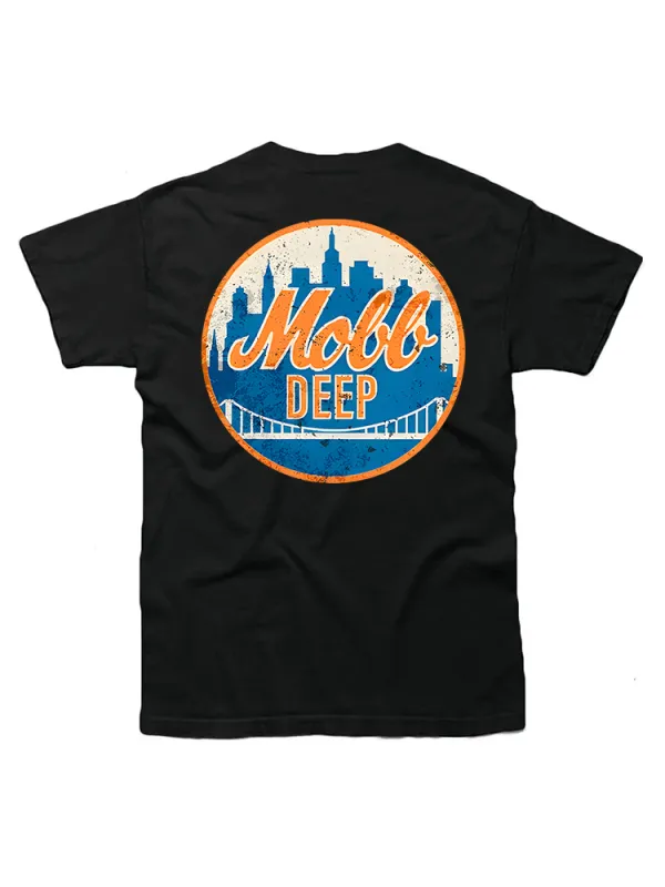 New York Knicks Mobb Deep Queens Logo T-Shirt
