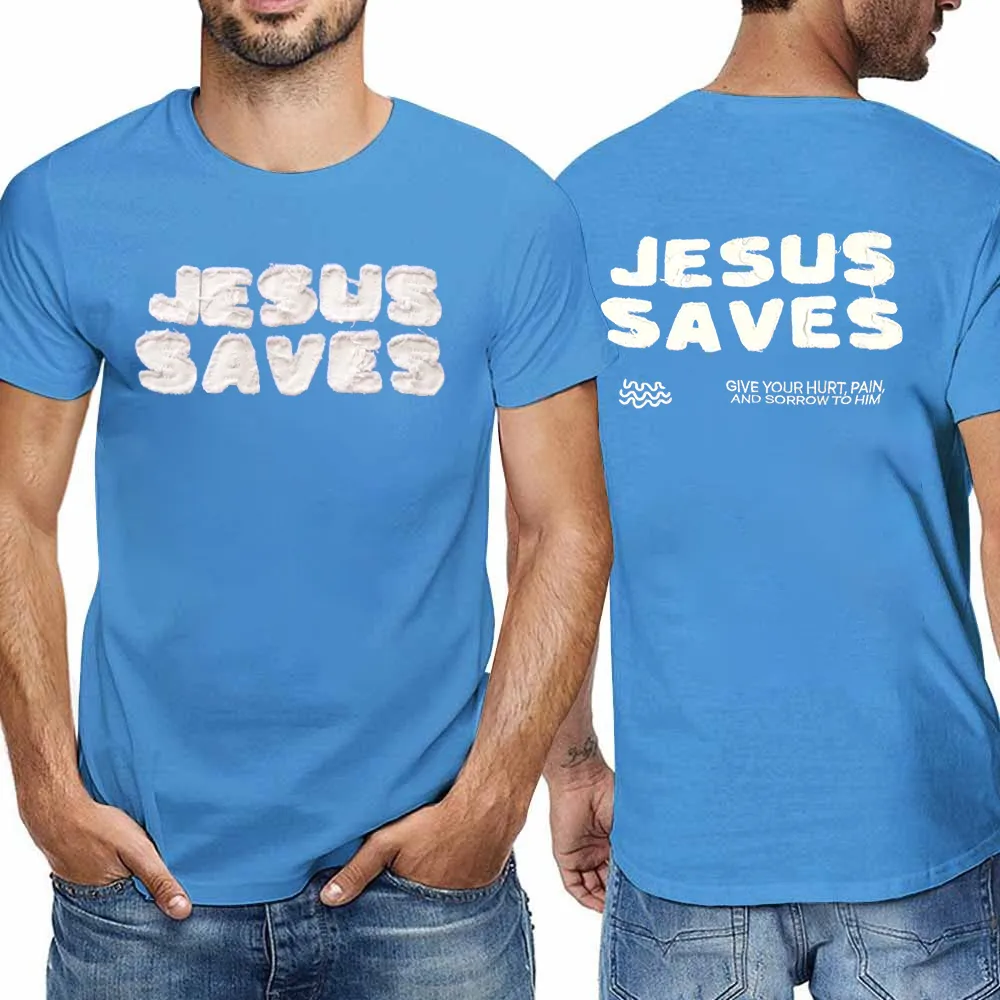 Men'S T-Shirt Jesus Saves Tee