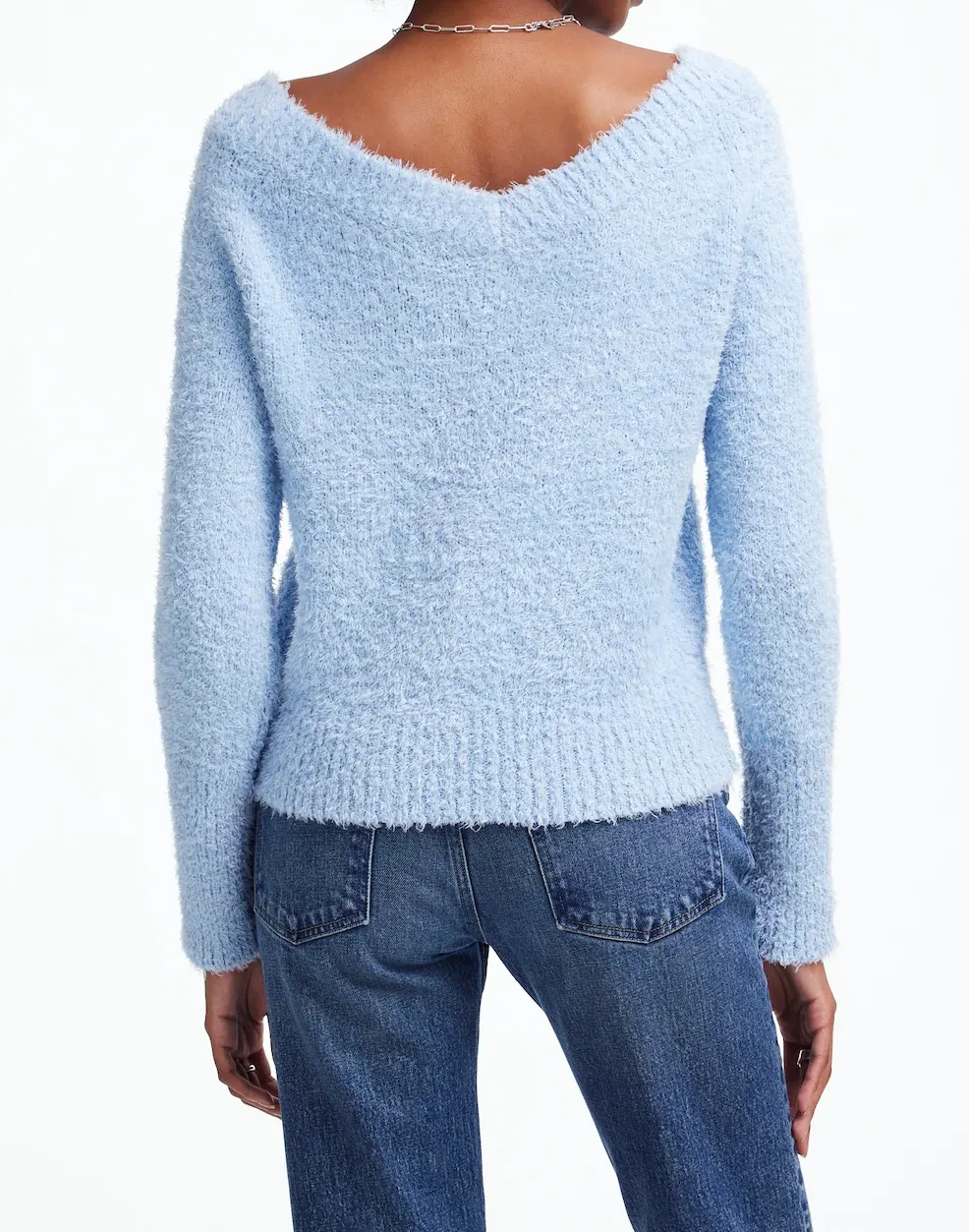 Double V-Neck Sweater