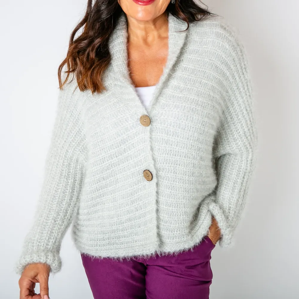 Casual V-Neck Cardigan