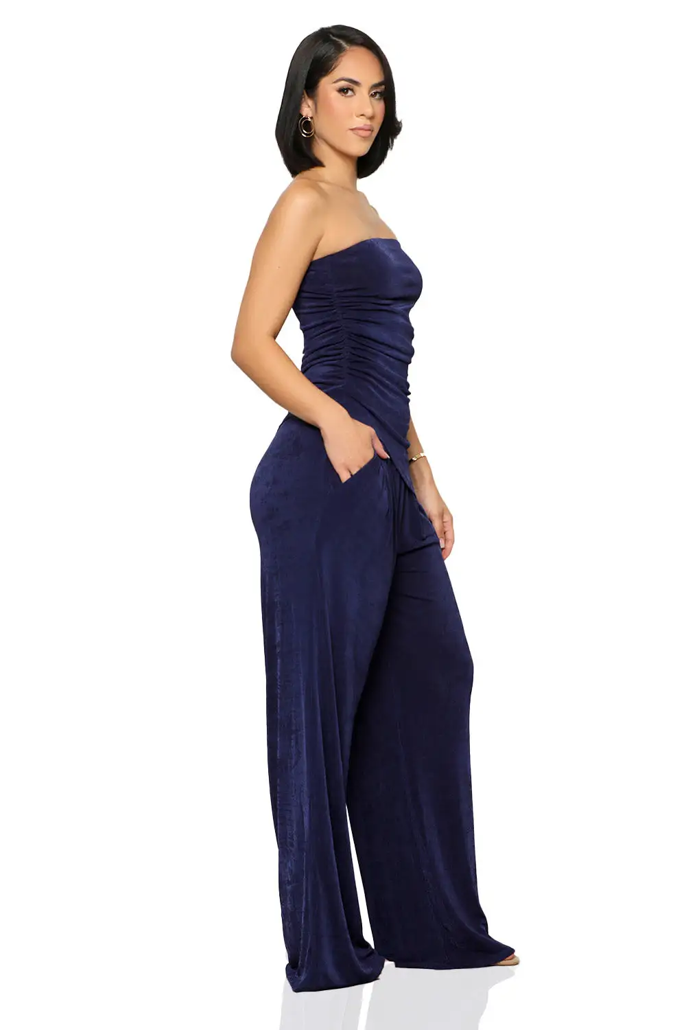 Nearly There Pants Set (Navy)