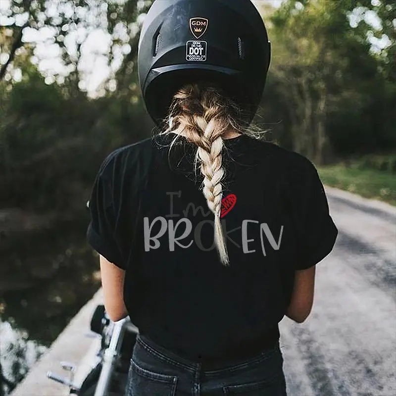I‘m Broken Print Women's T-shirt