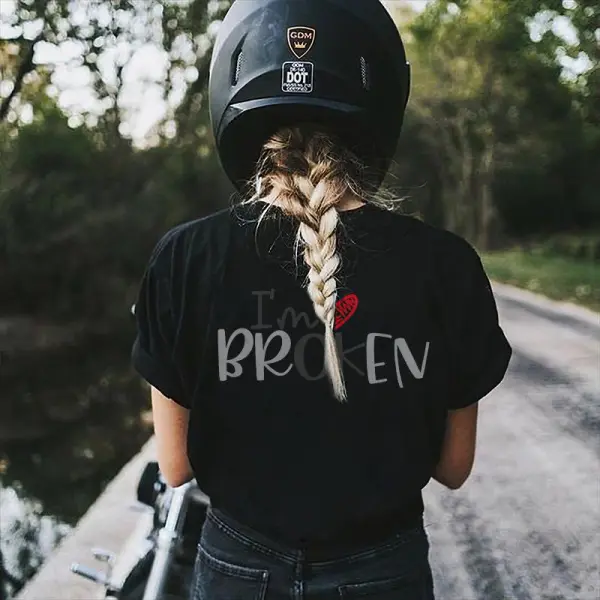 I‘m Broken Print Women's T-shirt