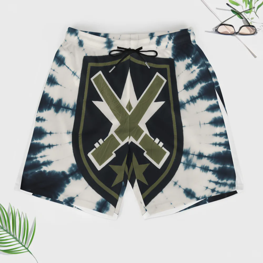 Cross Star Badge Fashion Sports Board Shorts