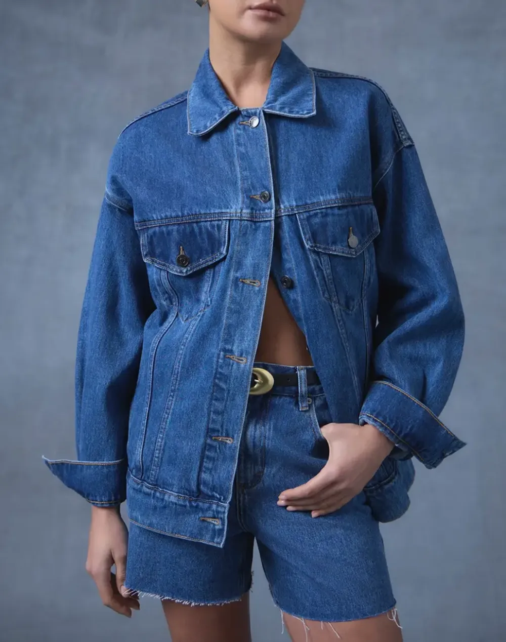 Longline Denim Jacket