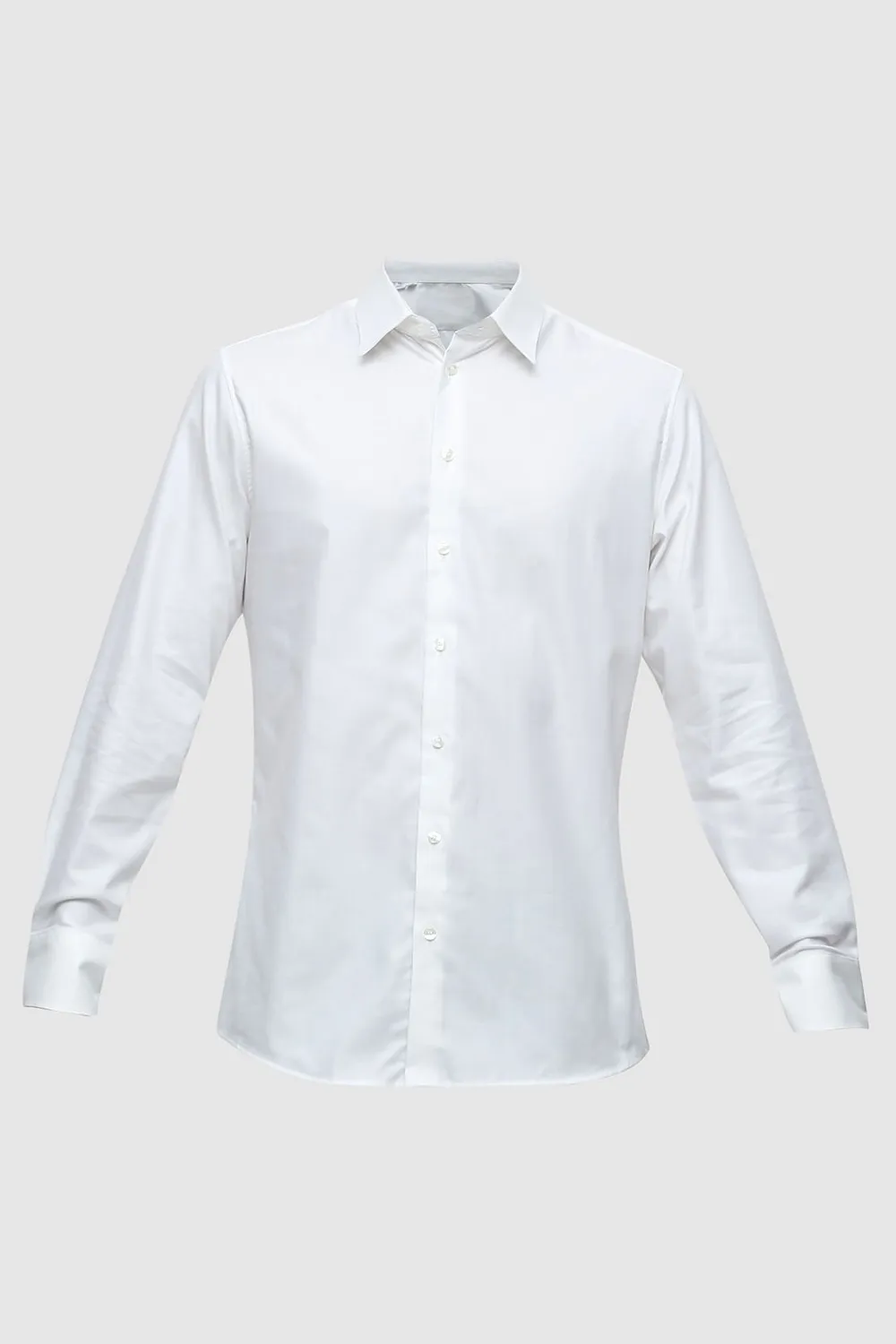 White Formal Full Sleeves Shirt