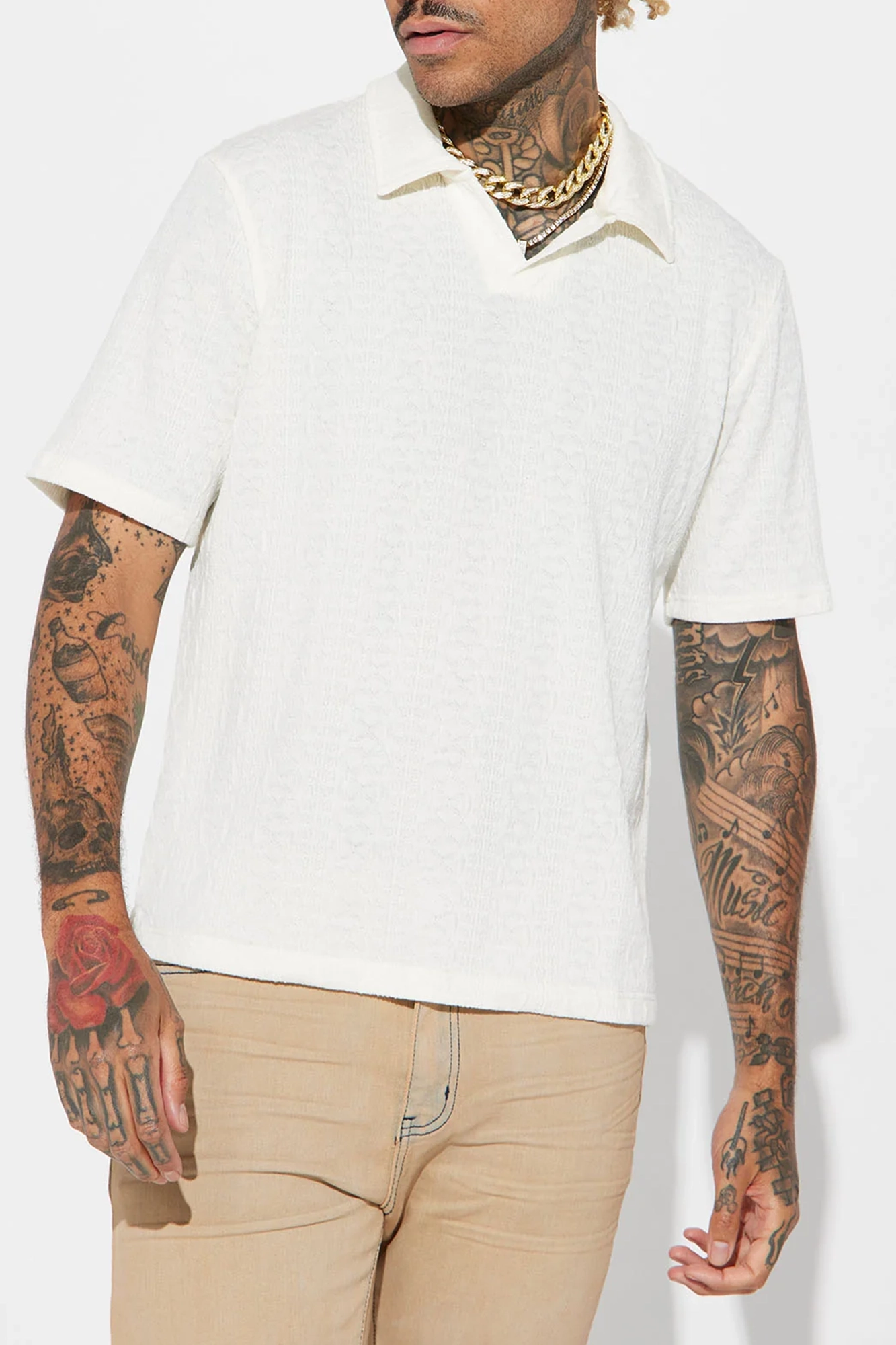 Zig Zag Road Short Sleeve Polo