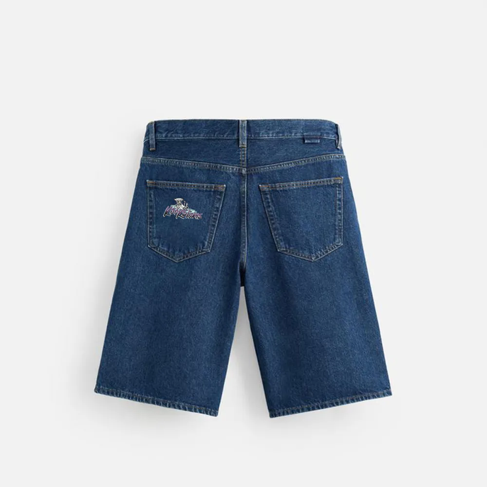 Cody'S Me, Bro. Let Me Be Me Printed Denim Shorts