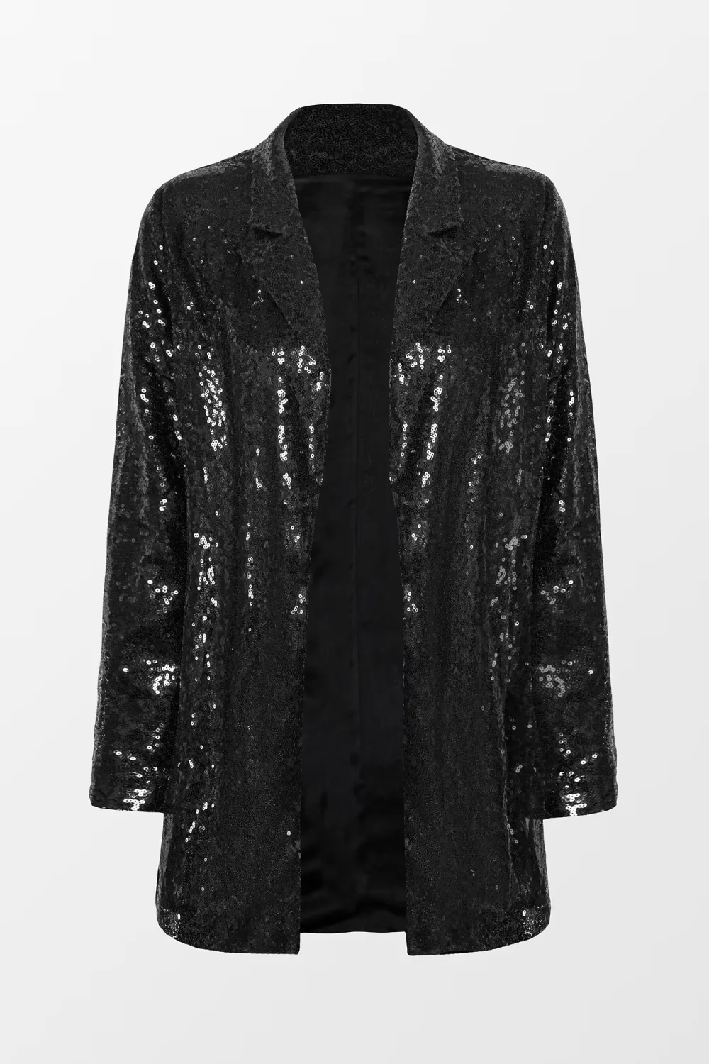 Starlight Sequin Open-Front Blazer