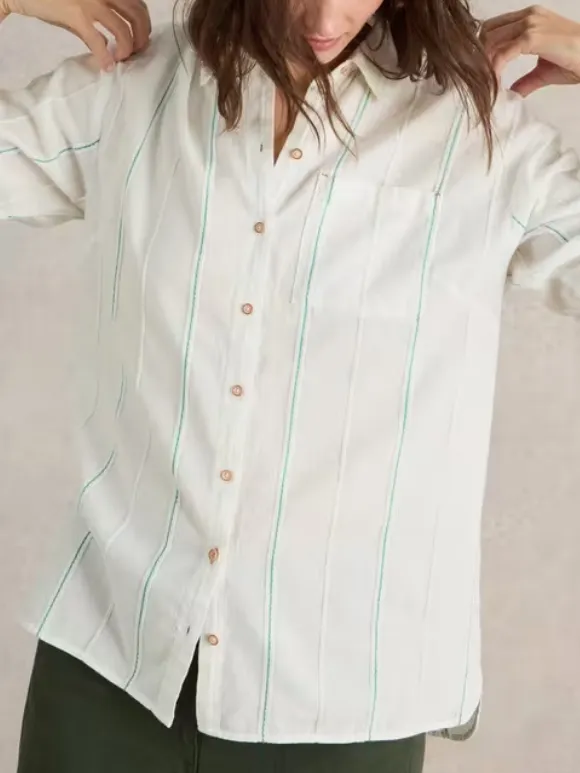 Longline Laurel Cotton Shirt