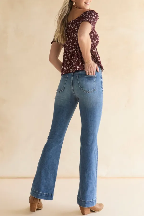 Irene High Rise Flare Jeans