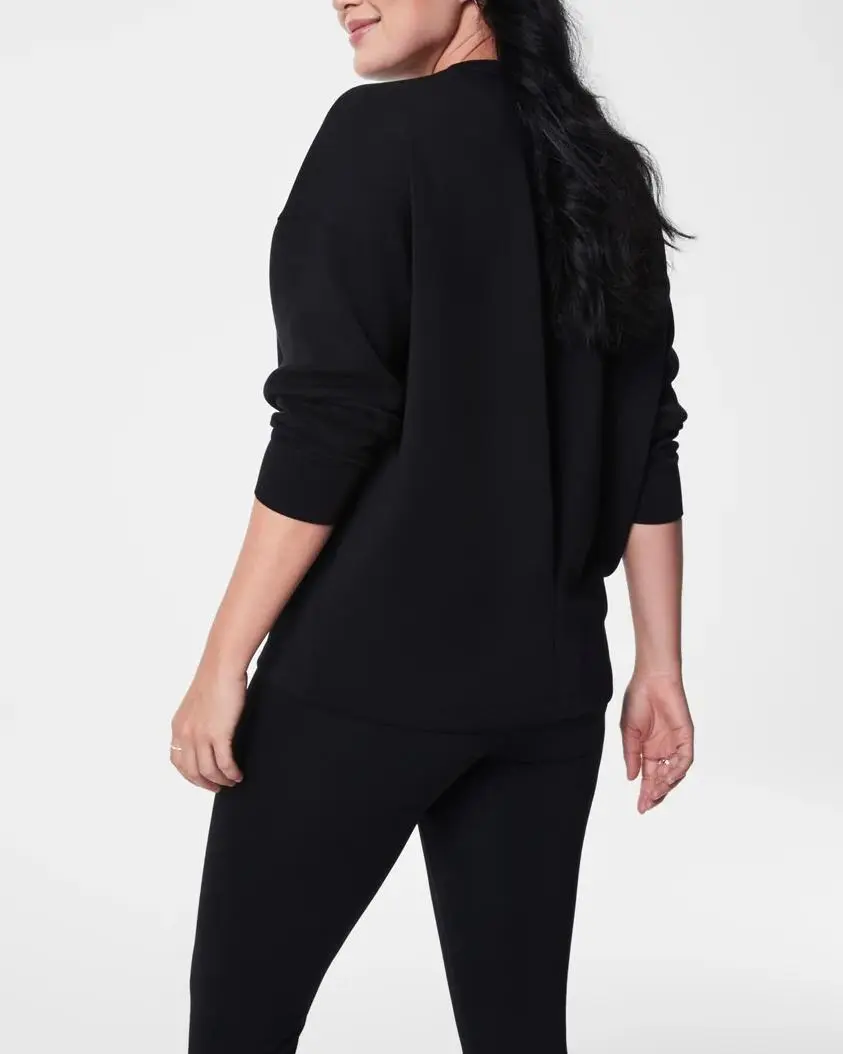 Long-Sleeved Crewneck Casual Sweatshirt