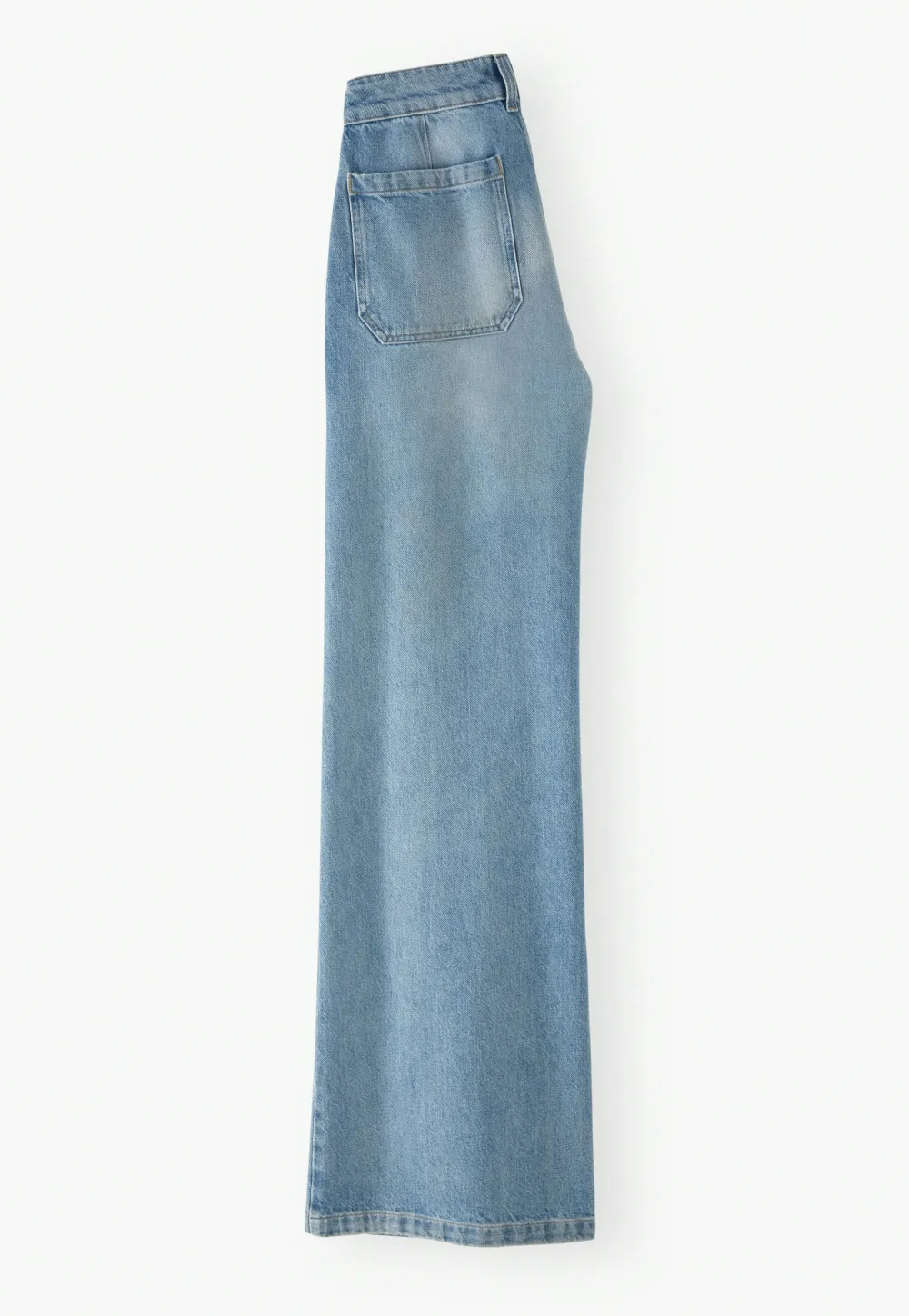 Full length wide-leg jeans
Denim