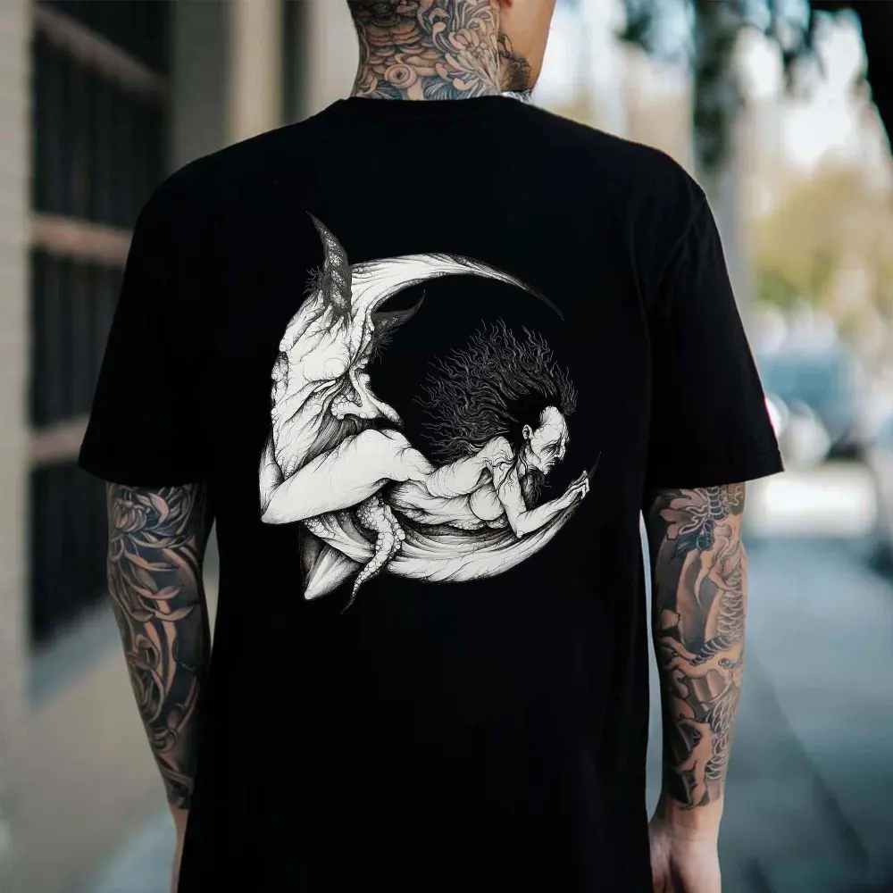 At Midnight Printed Men's T-shirt