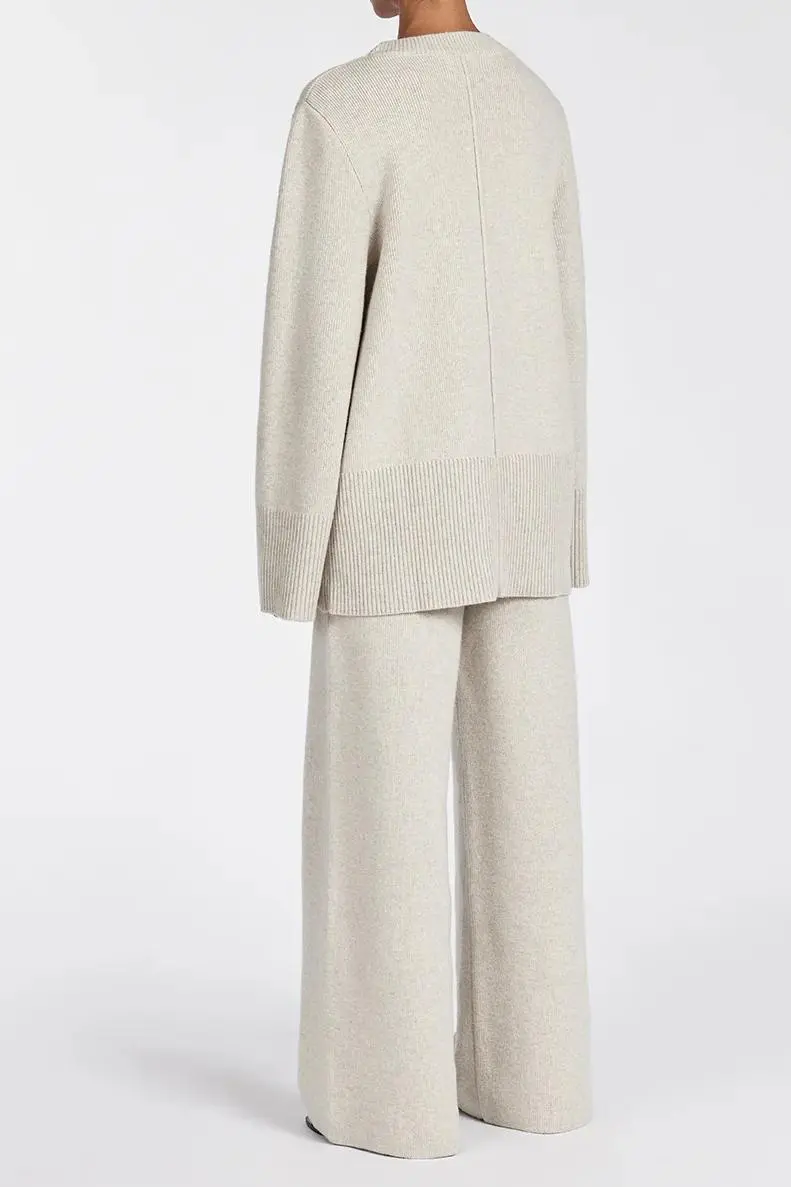 CLEMENCE OAT MARLE KNIT PANT