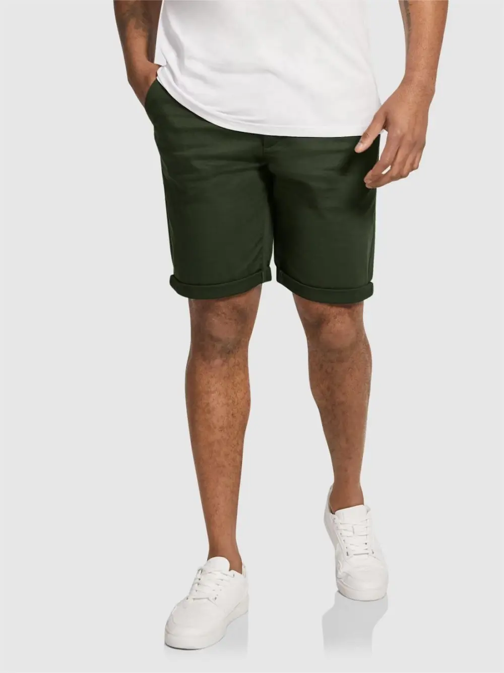 DARK GREEN CHARLIE CANVAS SHORT