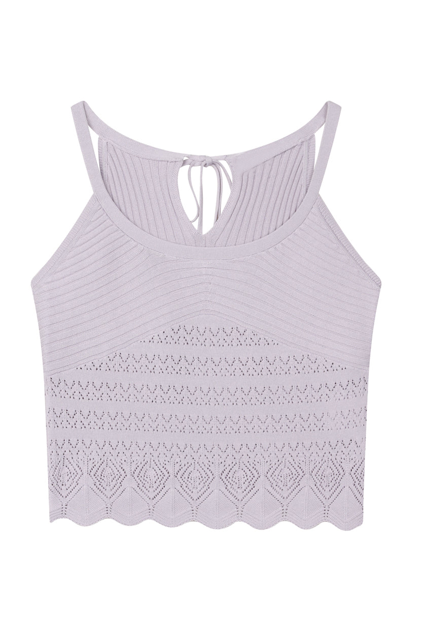 Deidre Knit Top - Lavender