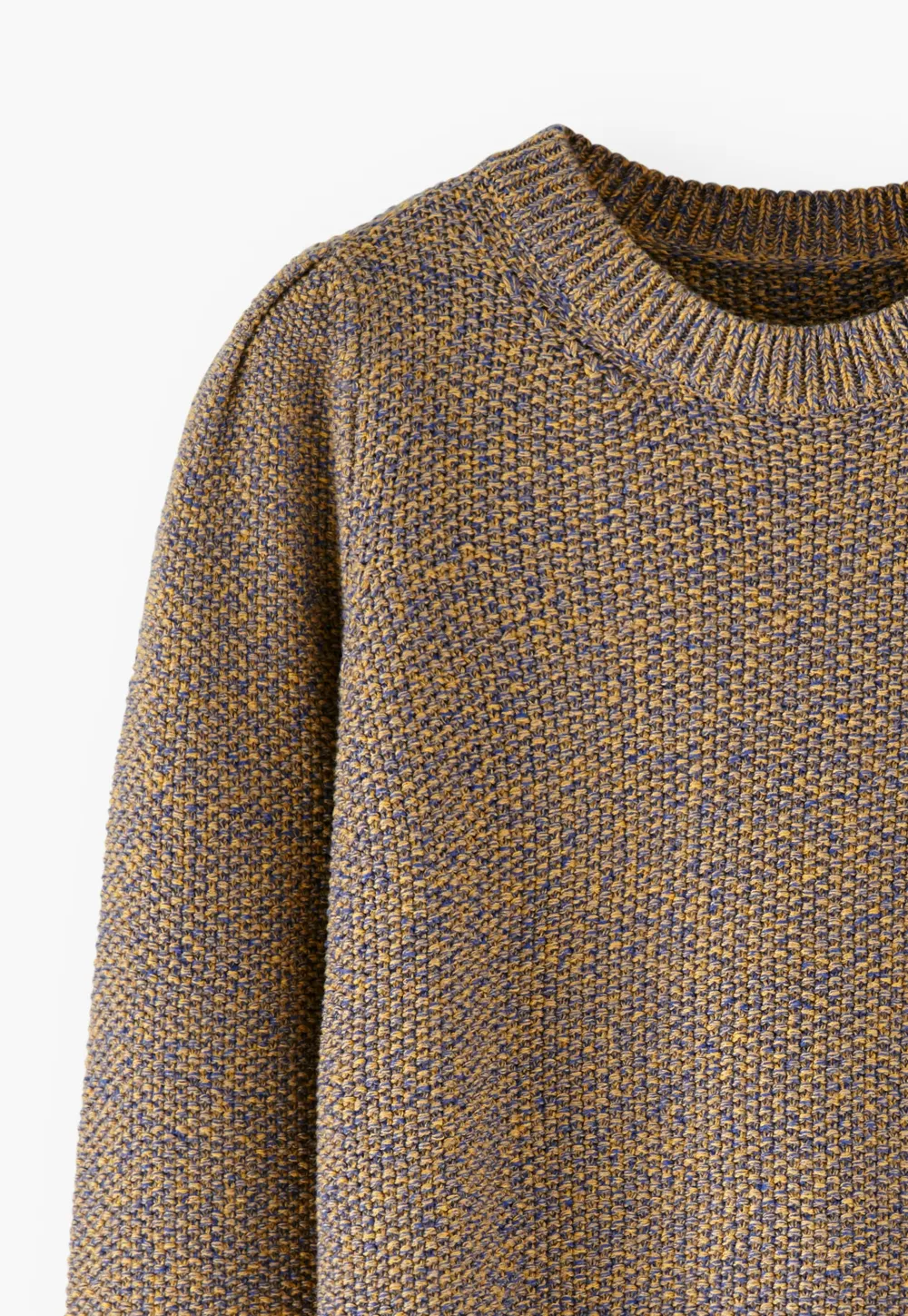 Moss-stitch sweater
Organic cotton