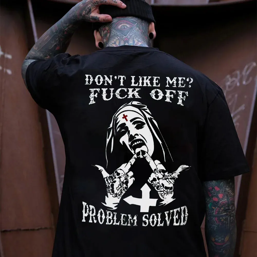 Don't Like Me? Printed Men's T-shirt